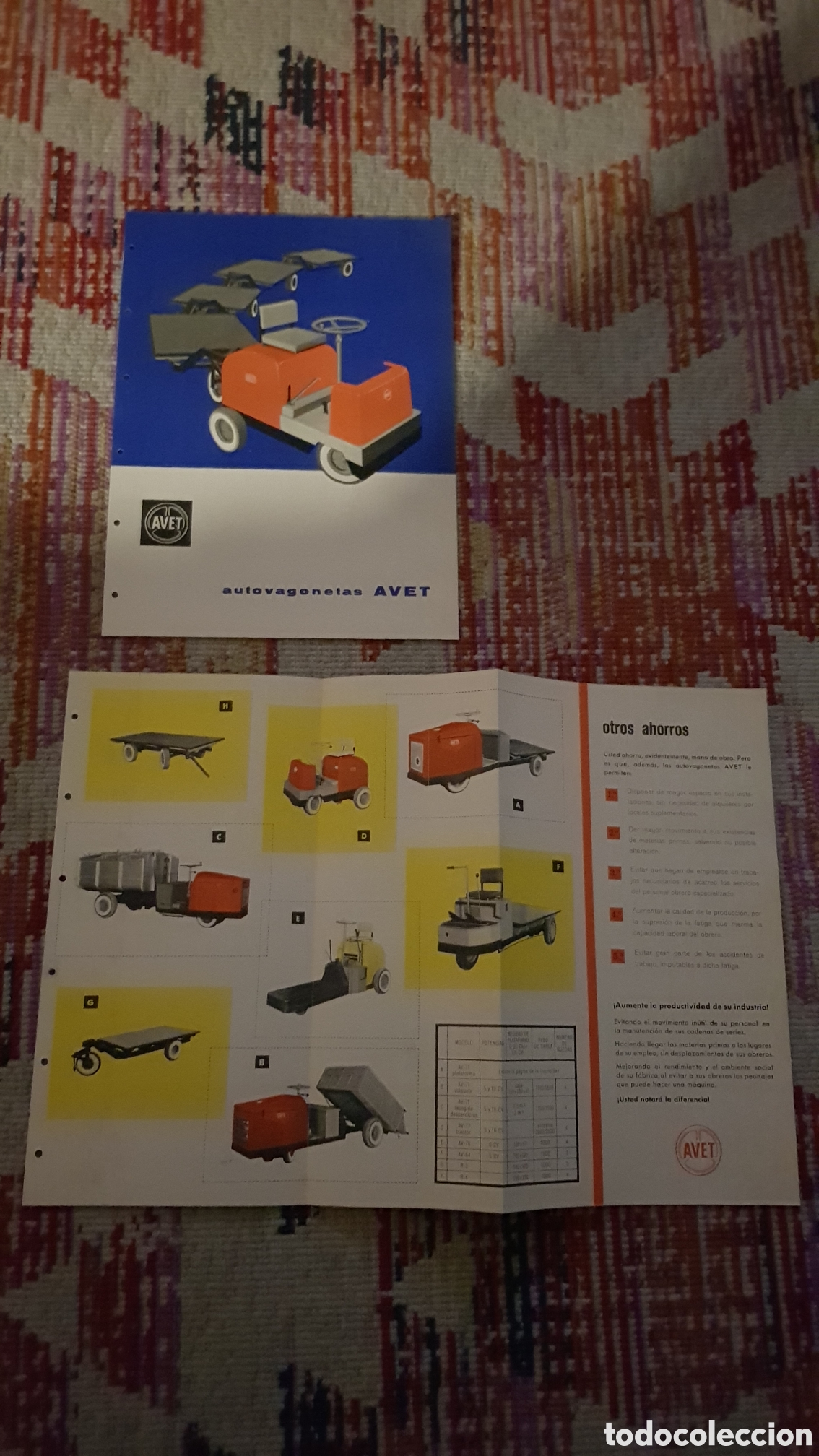 Catalogues publicitaires: Autovagonetas Avet Barcelona