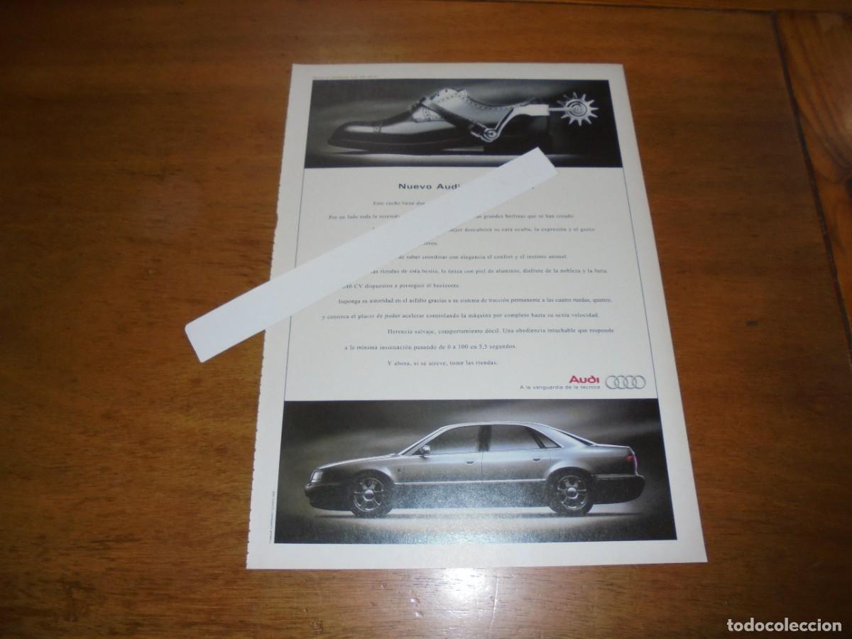 Catalogues publicitaires: PUBLICIDAD 1996: AUDI S8 340 CV.