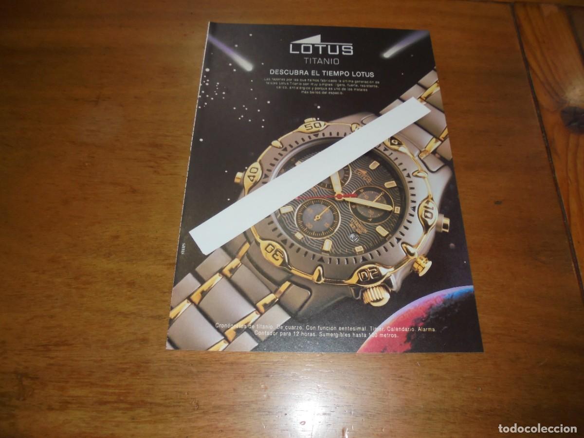 Catalogues publicitaires: PUBLICIDAD 1996: LOTUS TITANIO