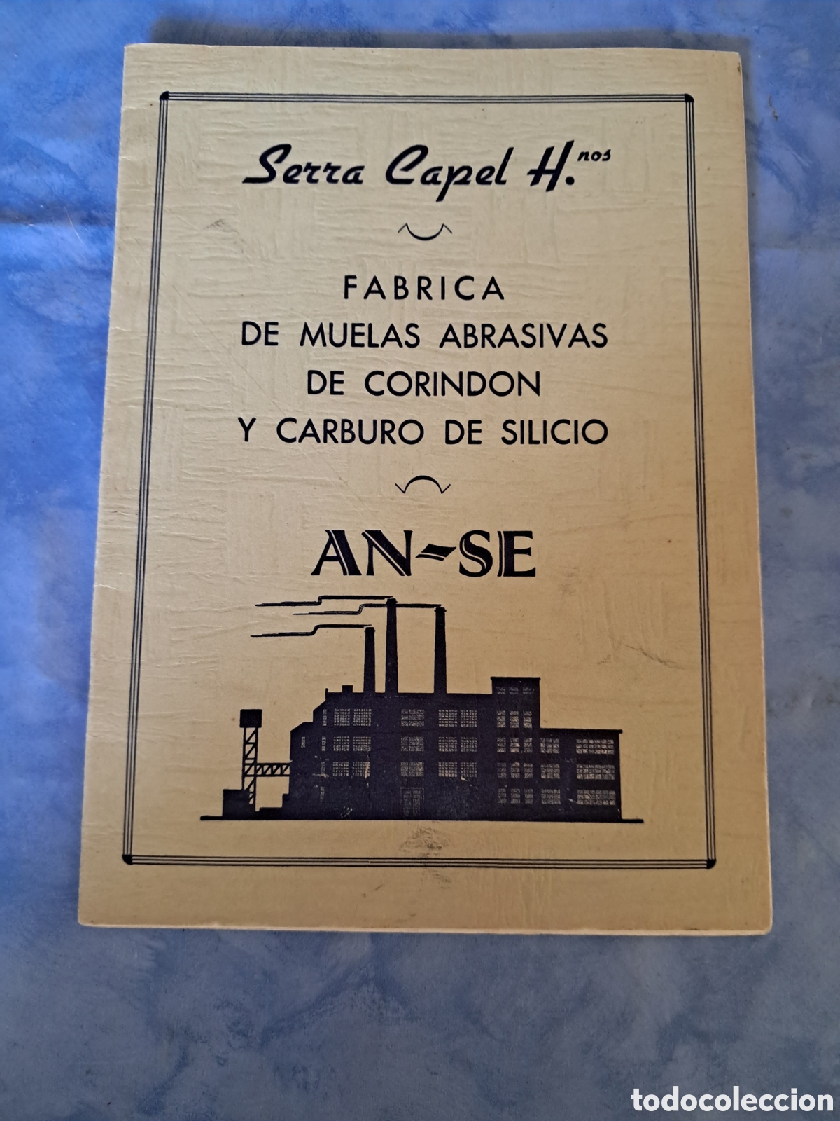 Cat&aacute;logos publicit&aacute;rios: Cat&aacute;logo industrial Serra Capel Hnos