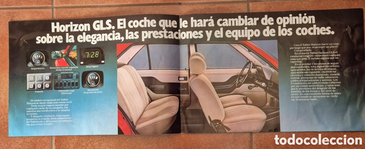 Cat&aacute;logos publicitarios: FOLLETO CATALOGO TALBOT HORIZON - Foto 2