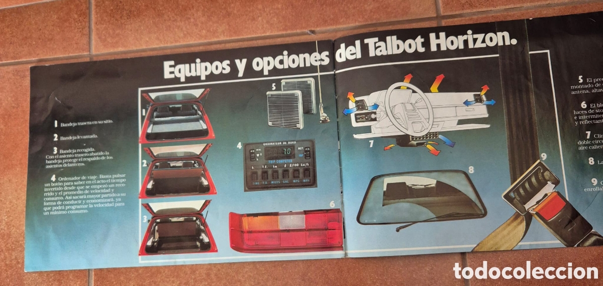 Cat&aacute;logos publicitarios: FOLLETO CATALOGO TALBOT HORIZON - Foto 3