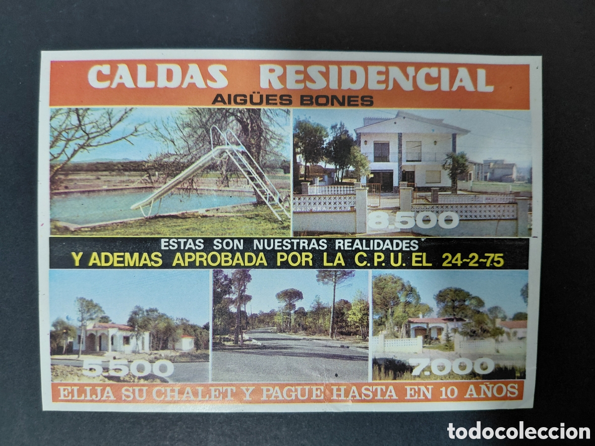 Cataloghi pubblicitari: CALDES DE MALAVELLA - URBANIZACION CALDAS RESIDENCIAL A&Ntilde;OS 70