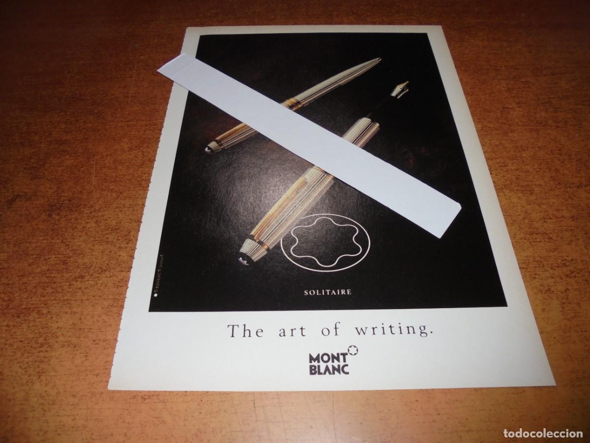 Advertising Catalogs: PUBLICIDAD 1991: MONTBLANC / FINO LA INA, DOMEC