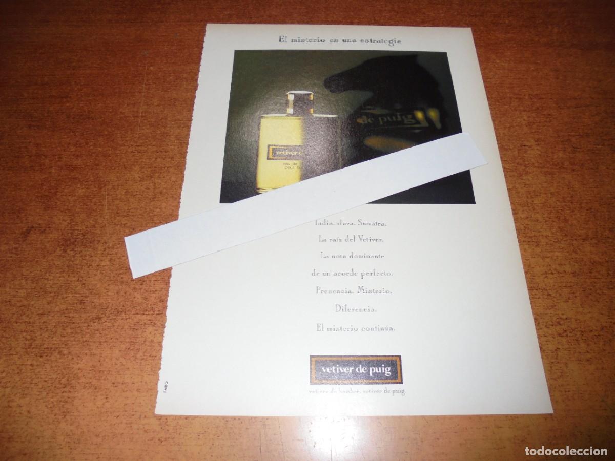 Advertising Catalogs: PUBLICIDAD 1991: VETIVER DE PUIG / MELIA DON PEPE