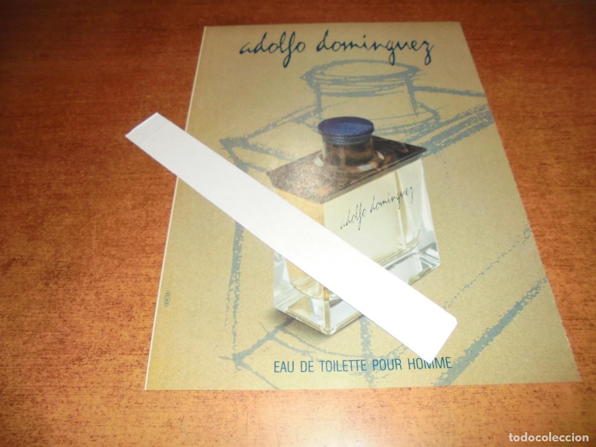 Advertising Catalogs: PUBLICIDAD 1991: ADOLFO DOM&Iacute;NGUEZ EAU DE TOILETTE POUR HOMME