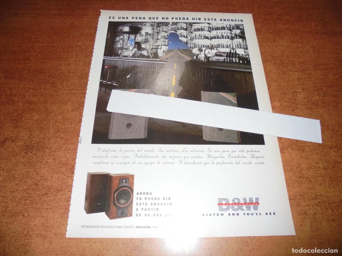 Advertising Catalogs: PUBLICIDAD 1991: B&W LOUDSPEAKERS