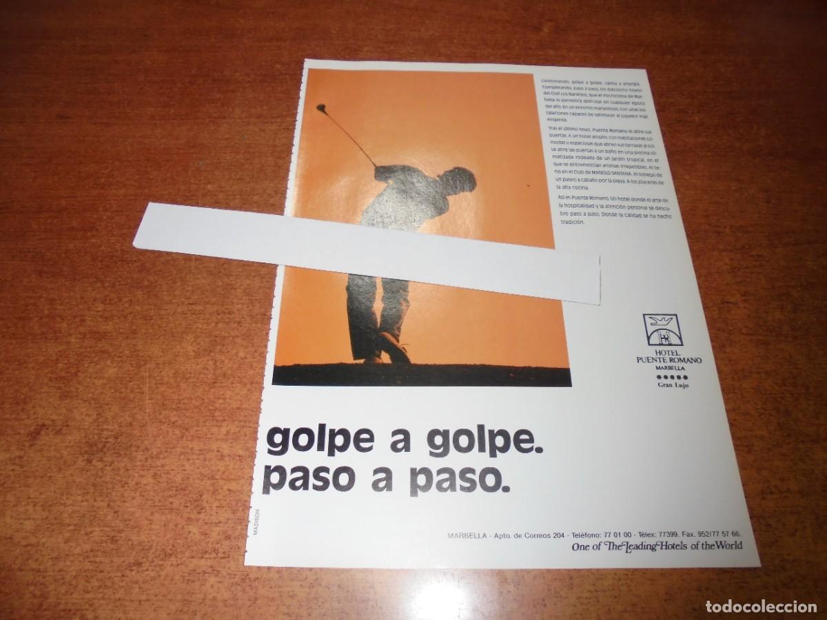 Advertising Catalogs: PUBLICIDAD 1991: HOTEL PUENTE ROMANO. MARBELLA.