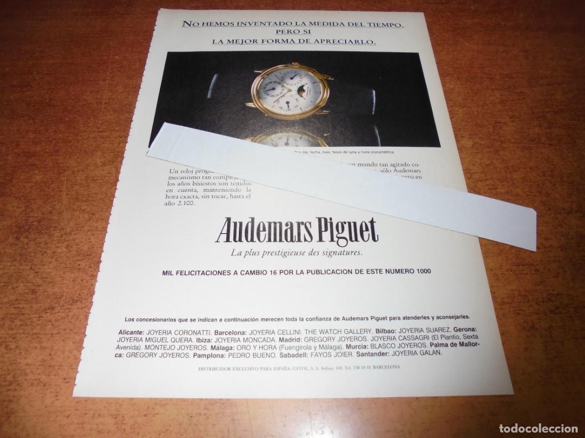 Advertising Catalogs: PUBLICIDAD 1991: AUDEMANS PIGUET