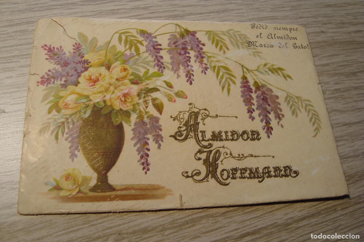 Advertising Catalogs: ANTIGUO SOBRE PUBLICITARIO ALMIDON HOFFMANN MARCA EL GATO. MARECHALE-IRIS-ROSE