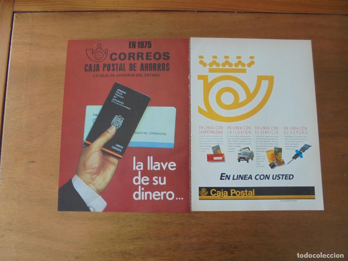 Advertising Catalogs: PUBLICIDAD 1991: CORREOS, CAJA POSTAL. AYER Y HOY.