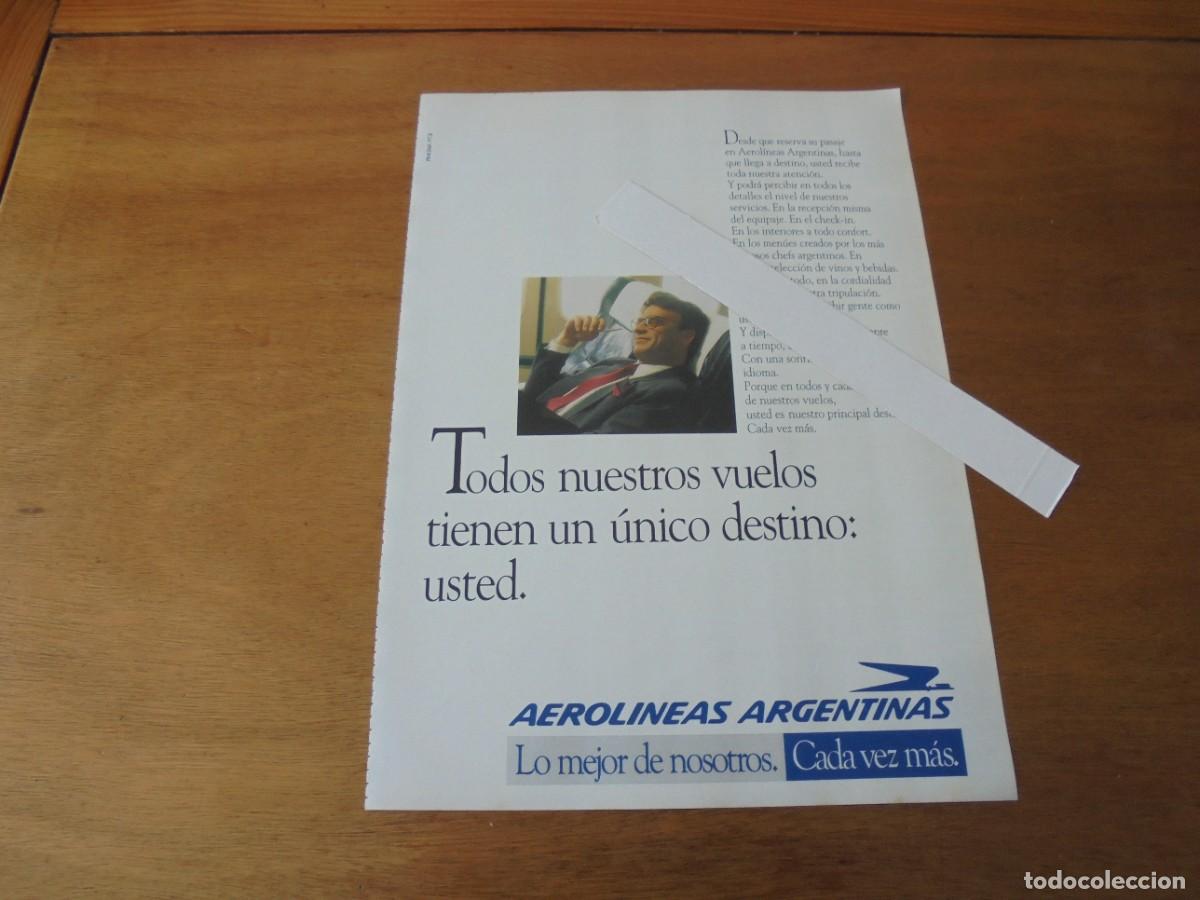 Advertising Catalogs: PUBLICIDAD 1992: AEROLINEAS ARGENTINAS