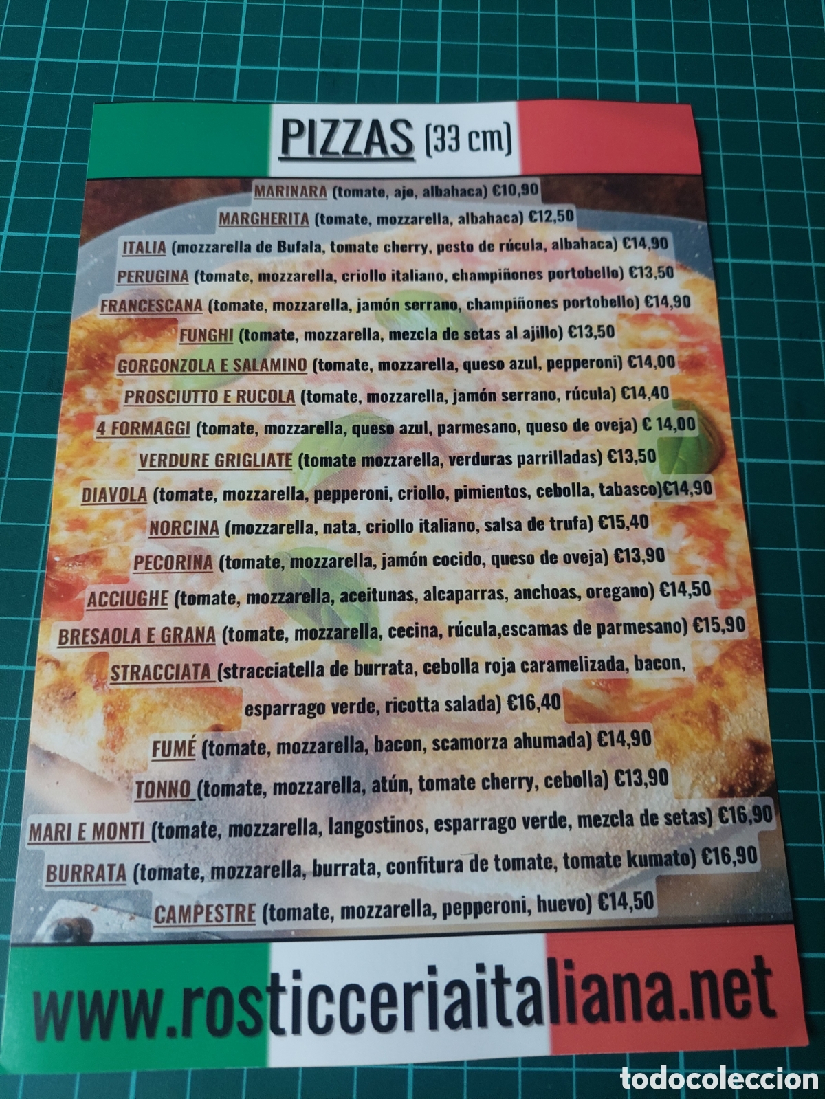 Advertising Catalogs: FOLLETO PUBLICIDAD LA CORU&Ntilde;A PERILLO PIZZAS
