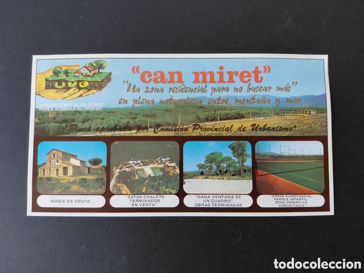 Advertising Catalogs: CARDEDEU - URBANIZACION CAN MIRET A&Ntilde;OS 70