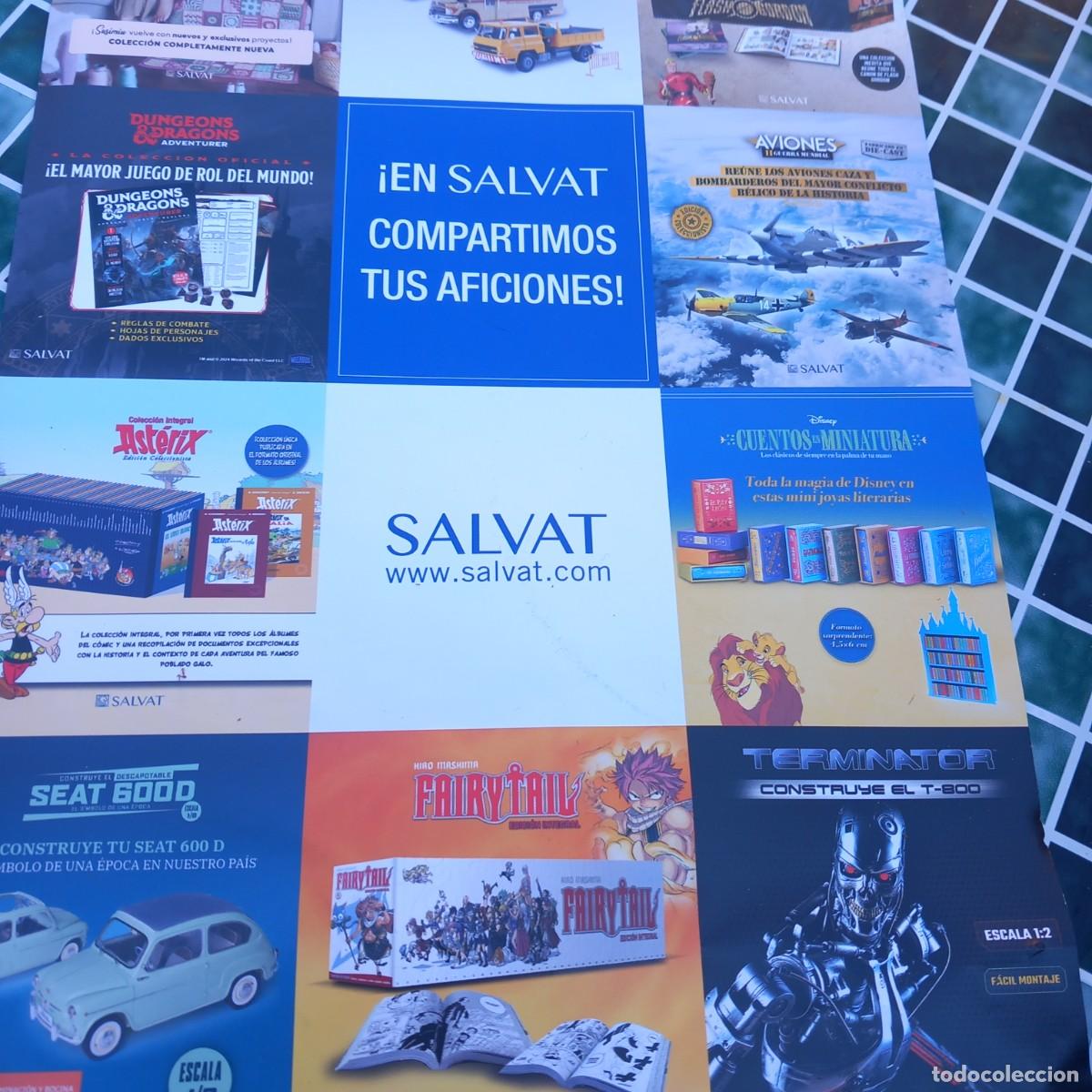 Cat&aacute;logos publicit&aacute;rios: Salvat - folleto flyer fasc&iacute;culos 2024 - A4 aprox