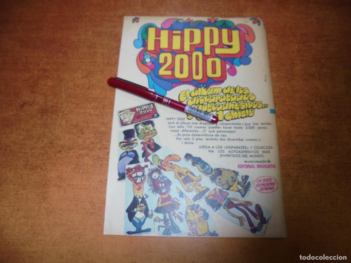 Cataloghi pubblicitari: PUBLICIDAD A&Ntilde;O 1973: CHICLE HIPPY 2000 CON AUTOADHESIVOS. ES UNA CREACI&Oacute;N BRUGUERA.