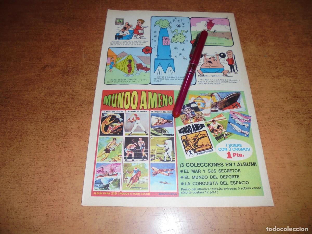 Cataloghi pubblicitari: PUBLICIDAD A&Ntilde;O 1973: CROMOS Y ALBUM MUNDO AMENO
