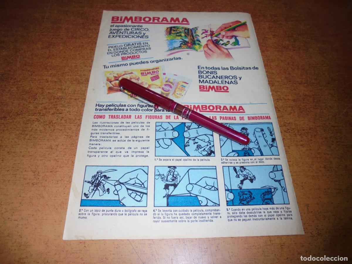 Cataloghi pubblicitari: PUBLICIDAD A&Ntilde;O 1972: BIMBO. BIMBORAMA EN PASTELITOS BONIS, BUCANEROS Y MADALENAS BIMBO.