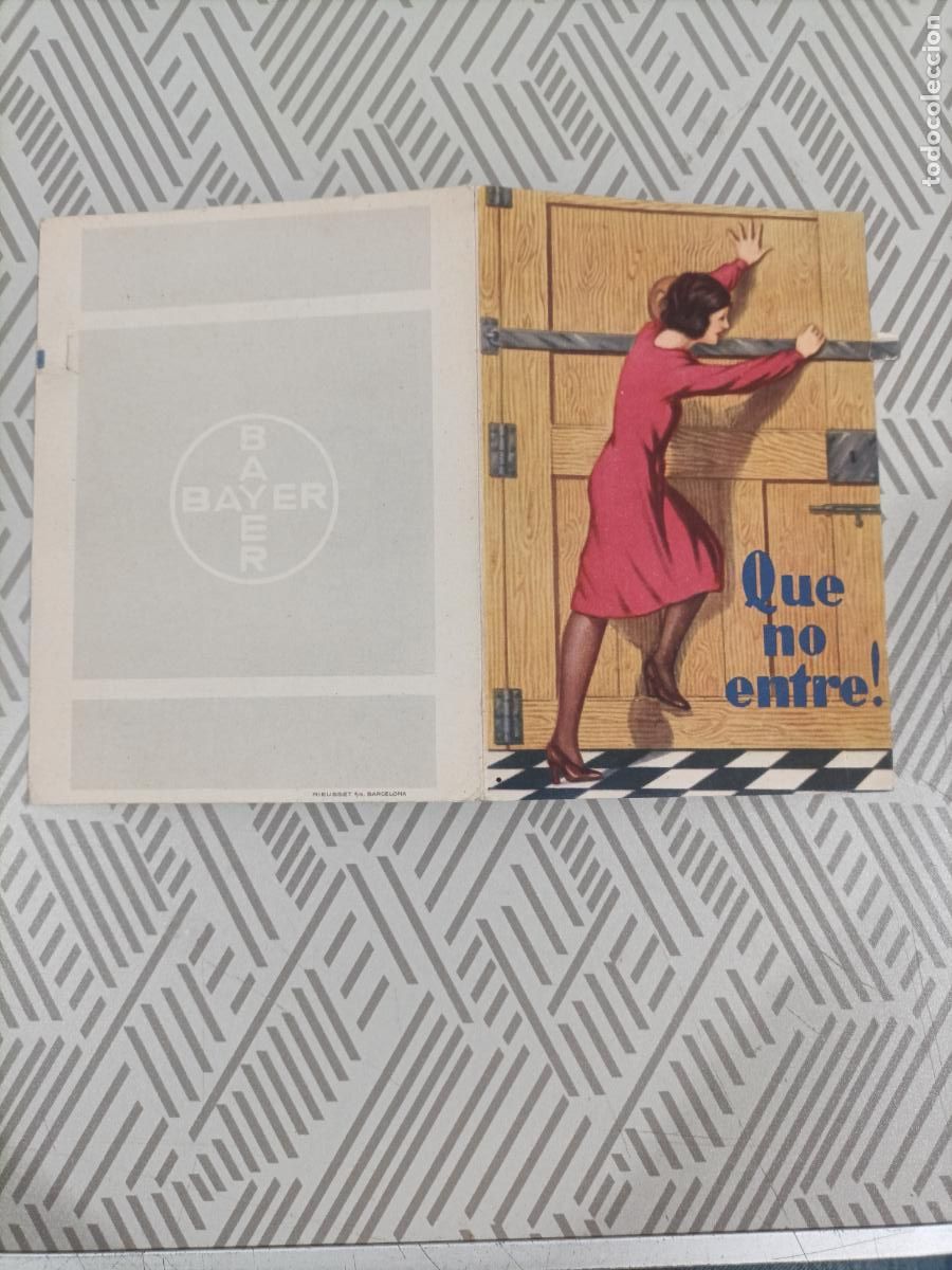 Werbekataloge: Antigua publicidad laboratorios Bayer. Tabletas de aspirina