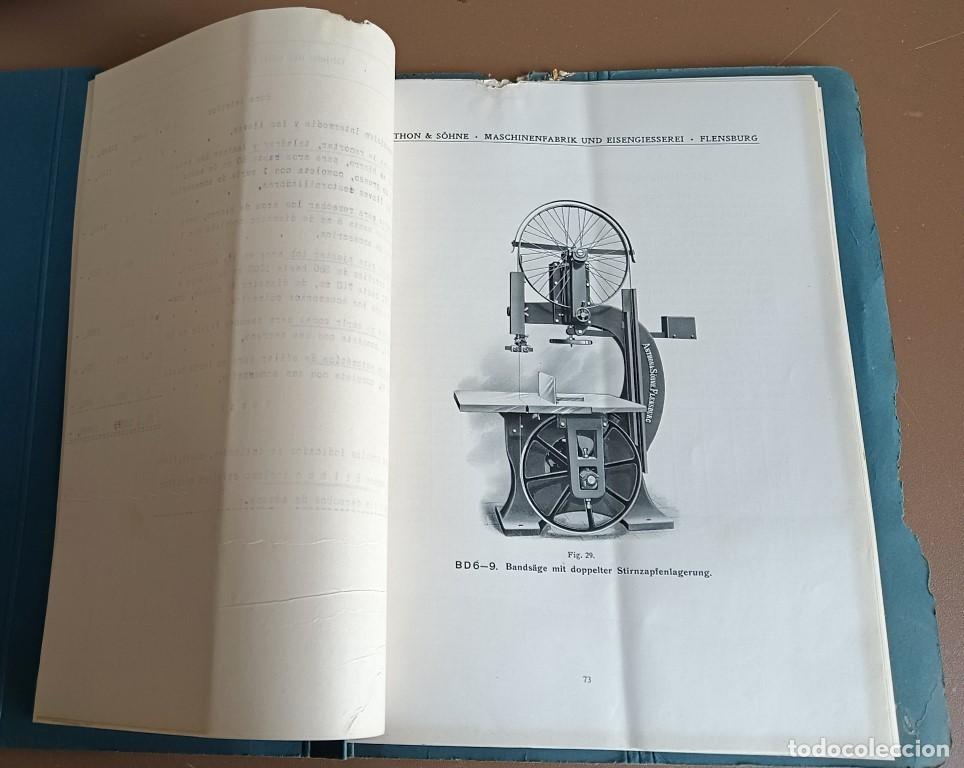 Cat&aacute;logos publicit&aacute;rios: Anthon & S&ouml;hne - Maschinenfabrik & Eisengissrtei - Flensburg Kostenanschlag MAQUINARIA