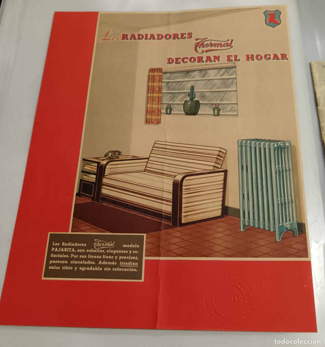 Cat&aacute;logos publicit&aacute;rios: HOJA PUBLICITARIA RADIADORES THERMAL 27X21,5 CM.