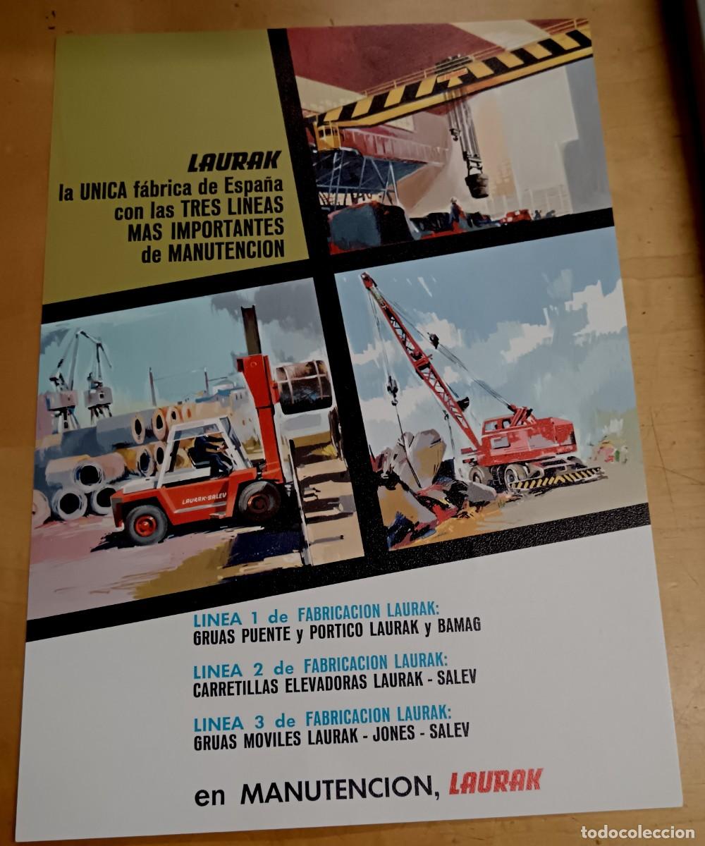 Cat&aacute;logos publicit&aacute;rios: CAT&Aacute;LOGO PUBLICITARIO LAURAK CARRETILLAS ELEVADORAS BILBAO A&Ntilde;O 1966 29,5X21 CM.