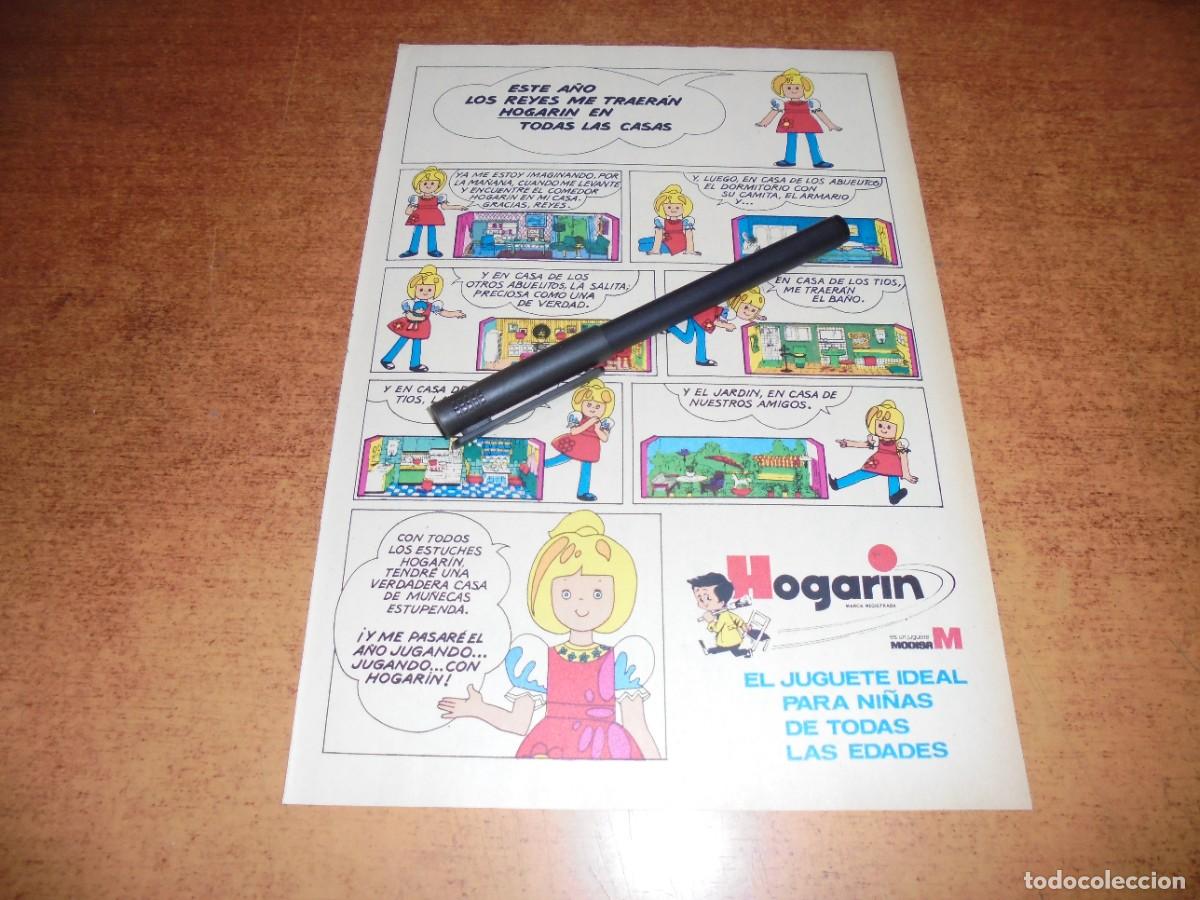 Cat&aacute;logos publicit&aacute;rios: PUBLICIDAD 1971: HOGAR&Iacute;N. JUGUETES DE ACTUALIDAD MODISA. IDEAL PARA NI&Ntilde;AS DE TODAS LAS EDADES.