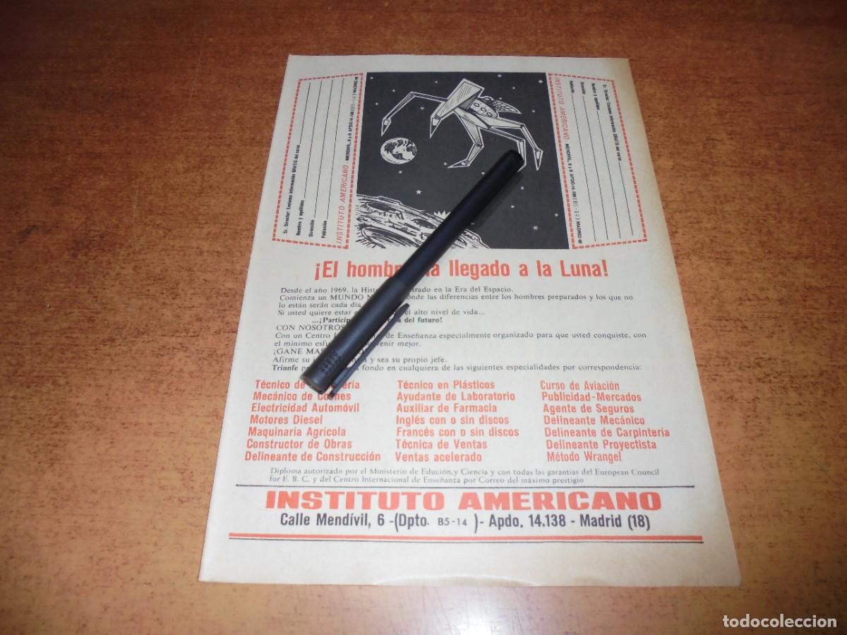 Cat&aacute;logos publicit&aacute;rios: PUBLICIDAD 1971: INSTITUTO AMERICANO