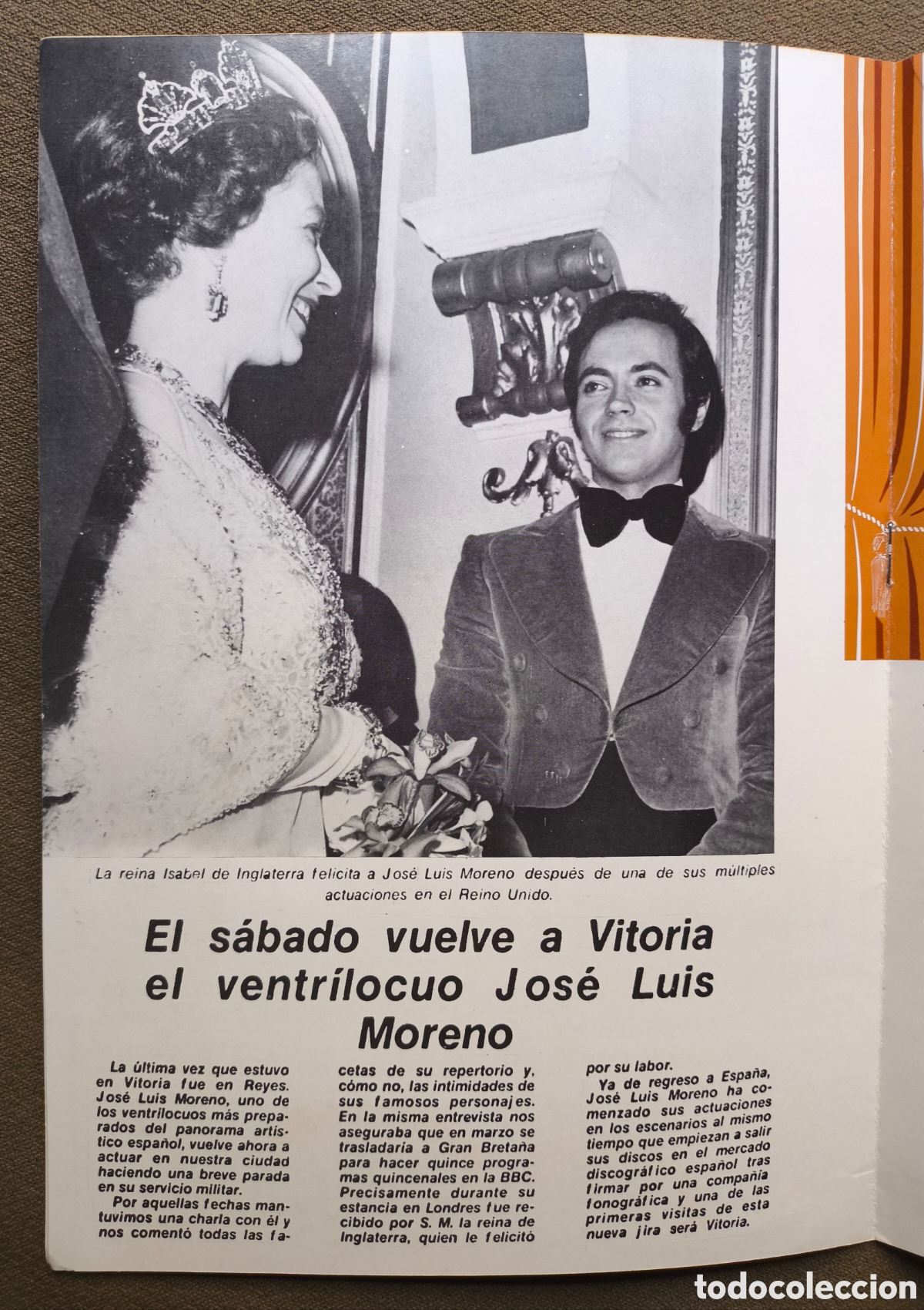 Cat&aacute;logos publicitarios: JOS&Eacute; LUIS MORENO VENTRILOCUO PROGRAMA ROCKEFELLER MONCHITO C. 1978 - Foto 6
