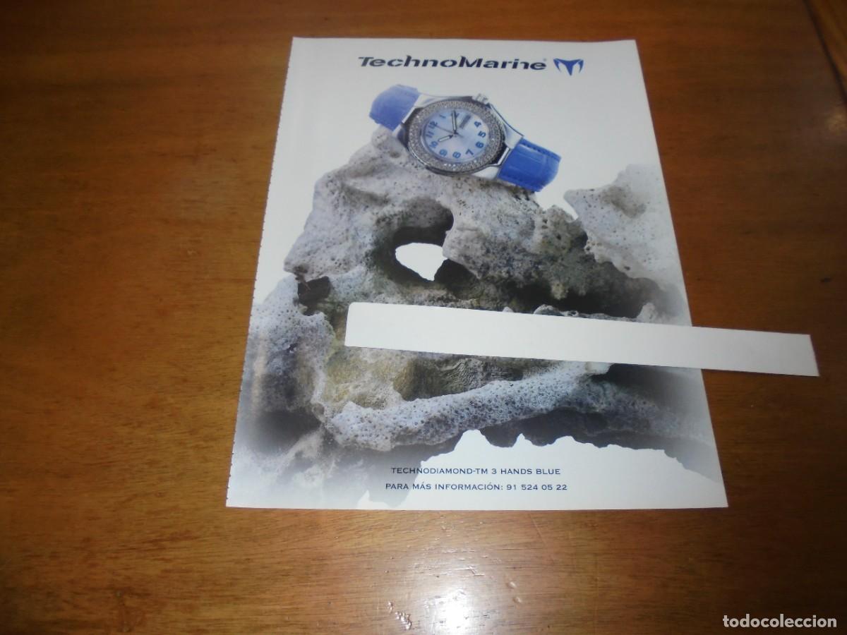 Werbekataloge: PUBLICIDAD 2001: TECHNOMARINE. TCHNODIAMOND-TM 3 HANDS BLUE
