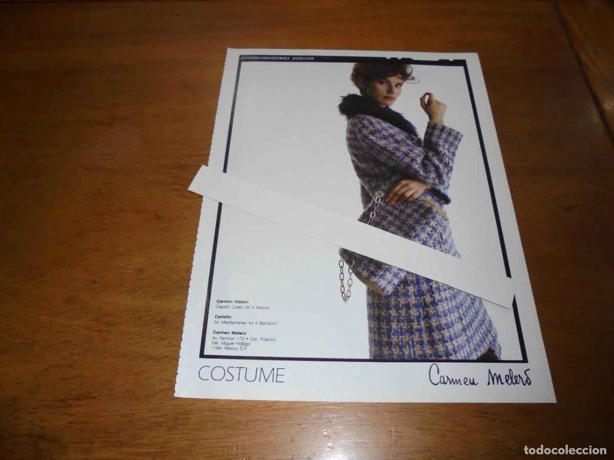 Werbekataloge: PUBLICIDAD 2001: CARMEN MELERO. COSTUME.