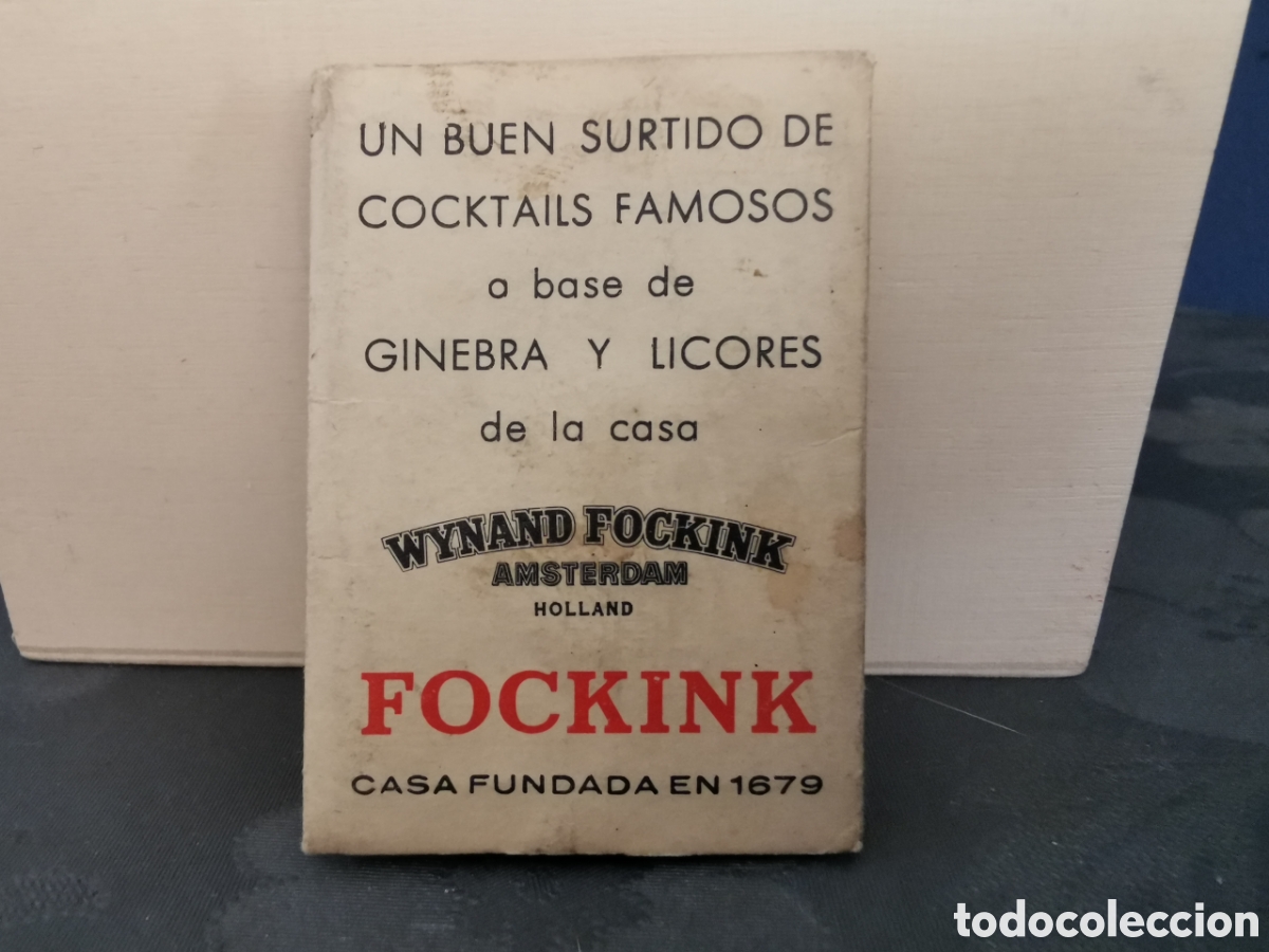 Werbekataloge: FOCKINK Mini librito con 24 recetas de c&oacute;cteles famosos, 6x4cm