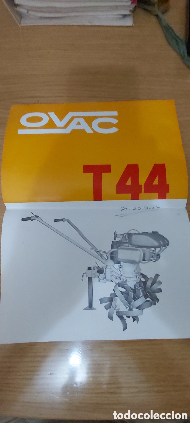 Cat&aacute;logos publicit&aacute;rios: MOTOAZADA-MOTOCULTOR. OVAC T44