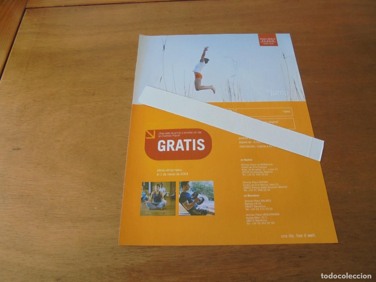 Cat&aacute;logos publicit&aacute;rios: PUBLICIDAD PRENSA: CLUB DE FITNESS HOLMES PLACE.