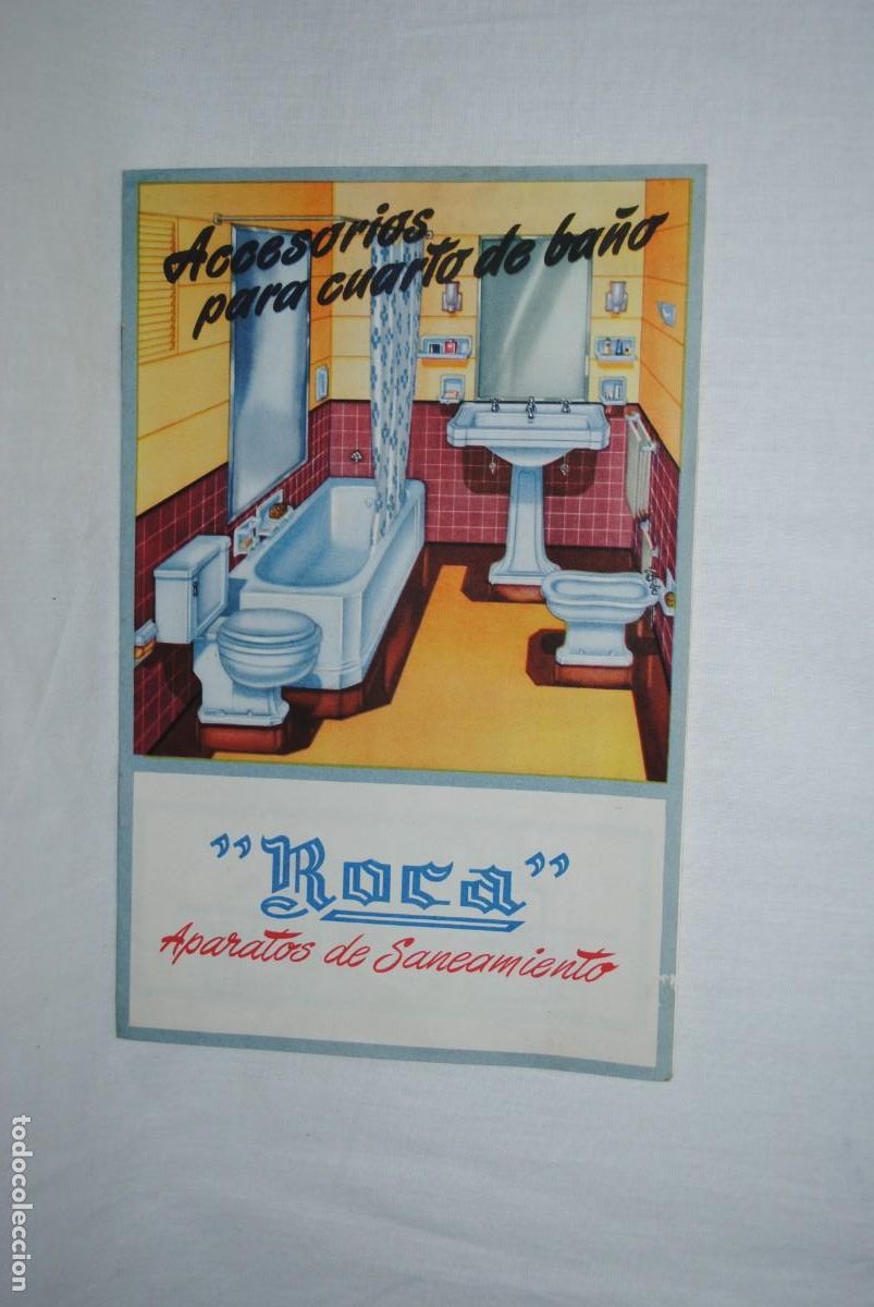 Cat&aacute;logos publicit&aacute;rios: ROCA, CATALOGO PIEZAS DE BA&Ntilde;OS