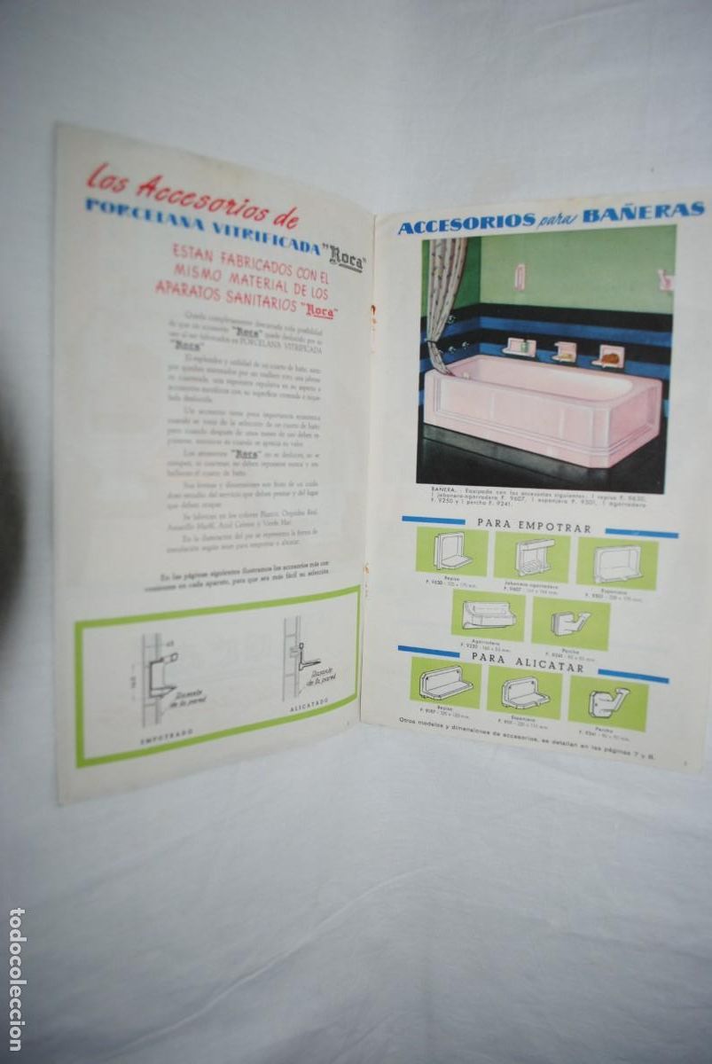 Cat&aacute;logos publicitarios: ROCA, CATALOGO PIEZAS DE BA&Ntilde;OS - Foto 2
