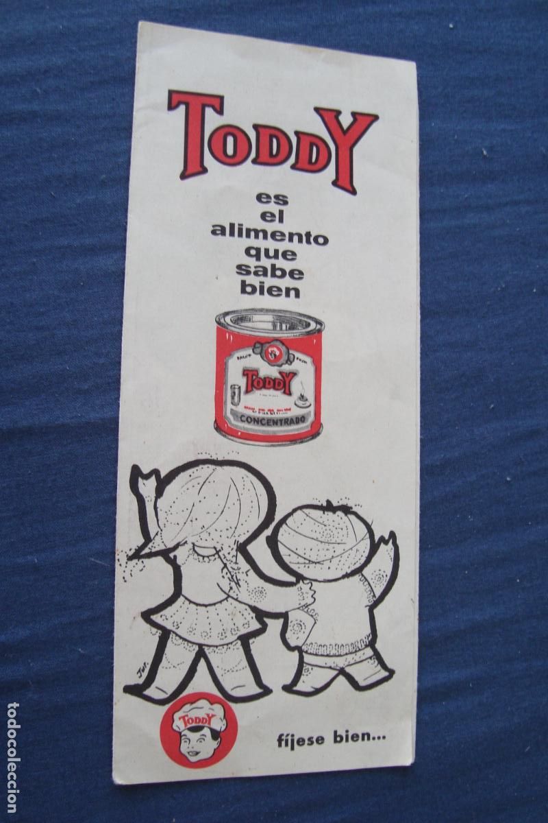 Cat&aacute;logos publicit&aacute;rios: ANTIGUO TRIPTICO PUBLICITARIO TOBBY CONCENTRADO. A&Ntilde;OS 60?