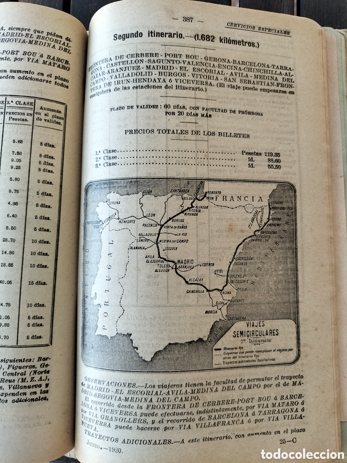Cat&aacute;logos publicitarios: Gu&iacute;a General de Ferrocarriles. Junio 1920. - Foto 6