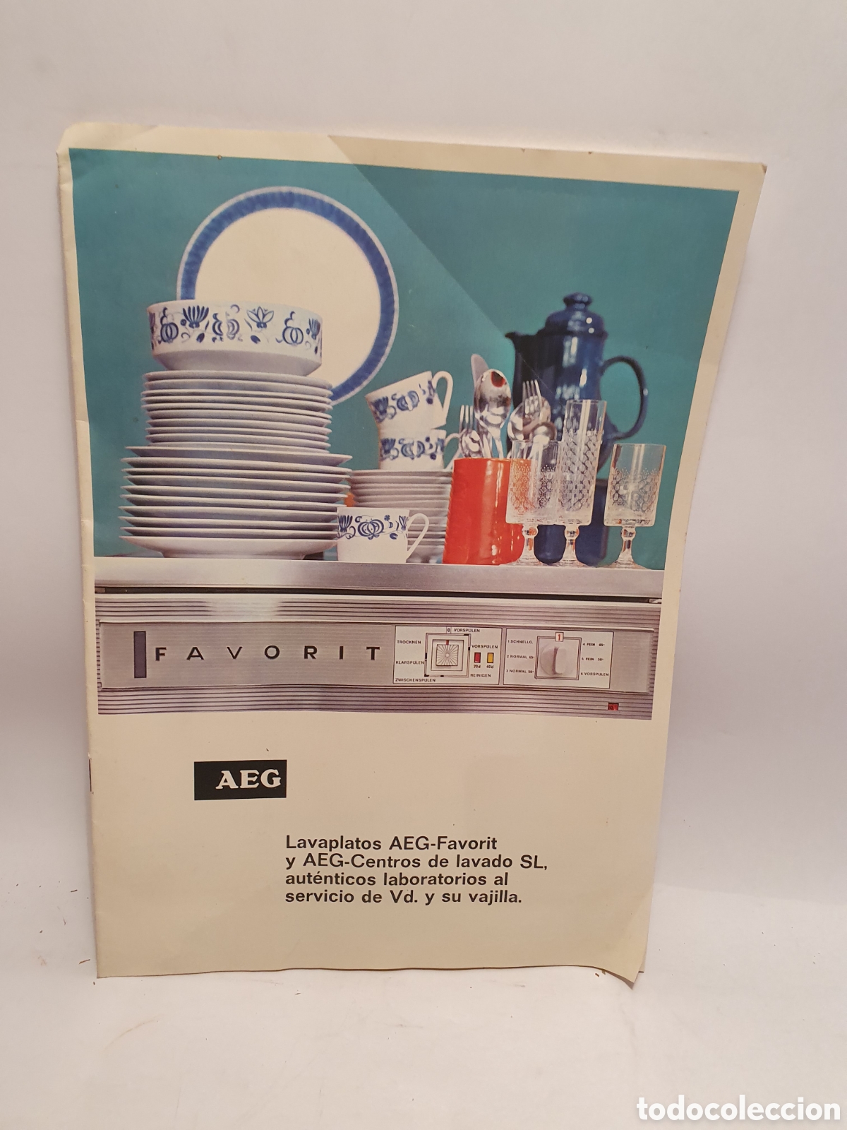 Werbekataloge: AEG. CATALOGO LAVAPLATOS. A&Ntilde;O 1970. OMNIA PUBLICIDAD MADRID.