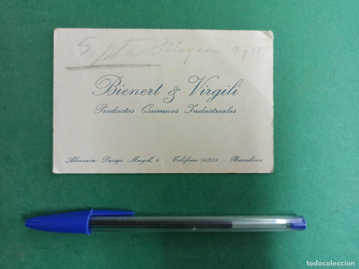 Werbekataloge: Antigua publicidad Bienert y Virgili. Productos Quimicos Industriales. Barcelona.