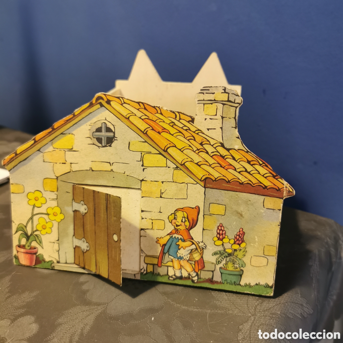 Werbekataloge: Publicidad Cafiaspirina. Los 3 cerditos. Incompleto, faltan los cerditos.