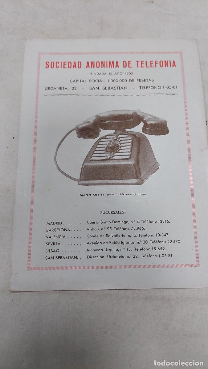 Cataloghi pubblicitari: Cat&aacute;logo de tel&eacute;fonos San Sebasti&aacute;n