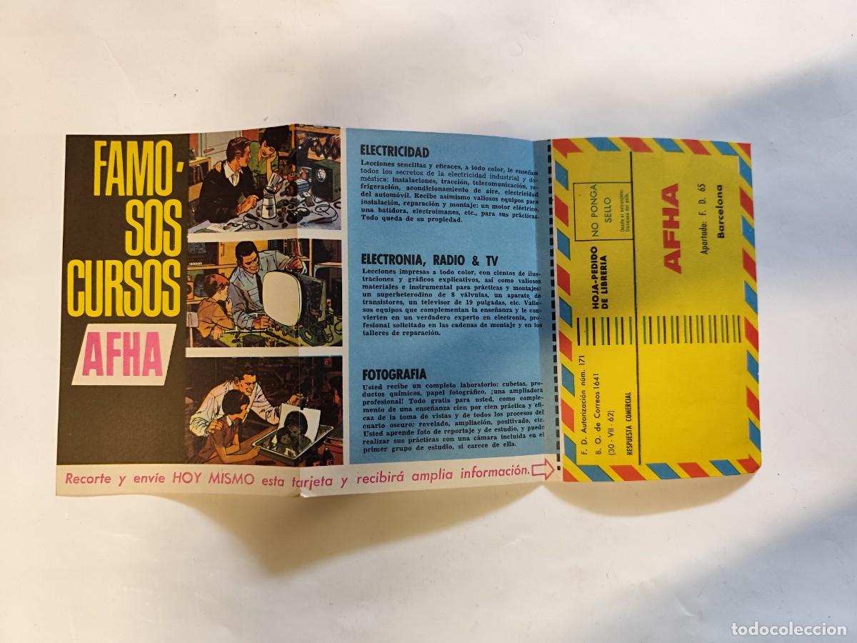 Cataloghi pubblicitari: CATALOGO FAMOSOS CURSOS AFHA. TRIPTICO.