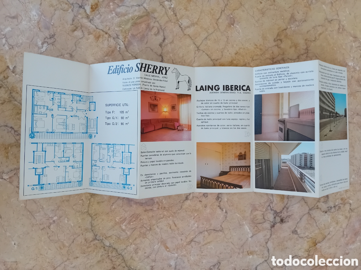 Cat&aacute;logos publicitarios: cat&aacute;logo edificio sherry jerez a&ntilde;os 70 - Foto 2