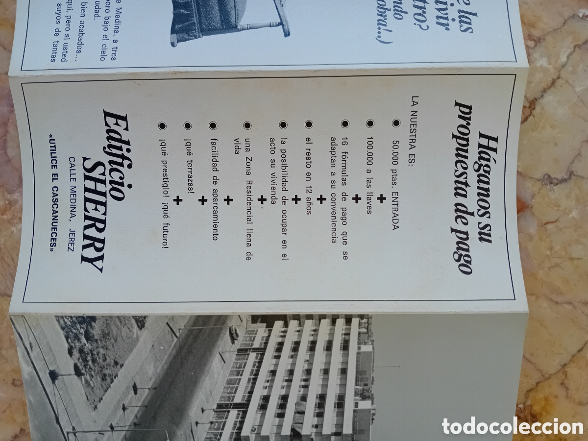 Cat&aacute;logos publicitarios: cat&aacute;logo edificio sherry jerez a&ntilde;os 70 - Foto 5