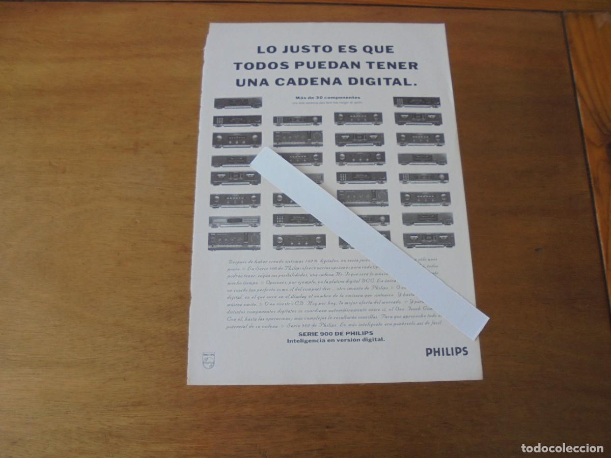 Catalogues publicitaires: PUBLICIDAD 1992: PHILIPS SERIE 900