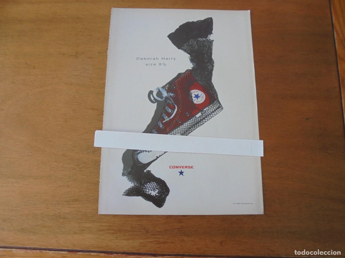 Catalogues publicitaires: PUBLICIDAD 1995: CONVERSE ALL STAR DEBORAH HARRY SIZE 9 1/2