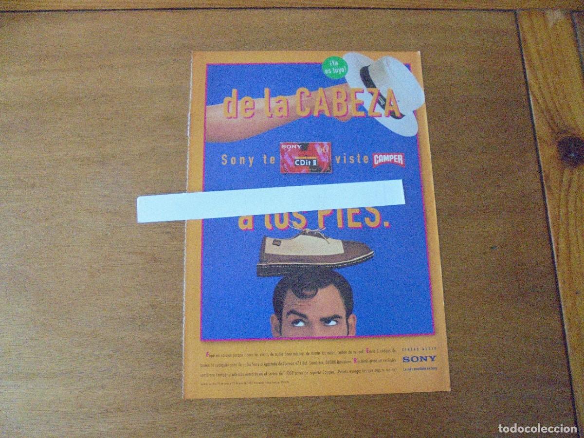 Catalogues publicitaires: PUBLICIDAD 1995: CINTAS DE AUDIO SONY / ALONSO DE SANTOS / SITGES TEATRE INTERNACIONAL (THE CASTEL O
