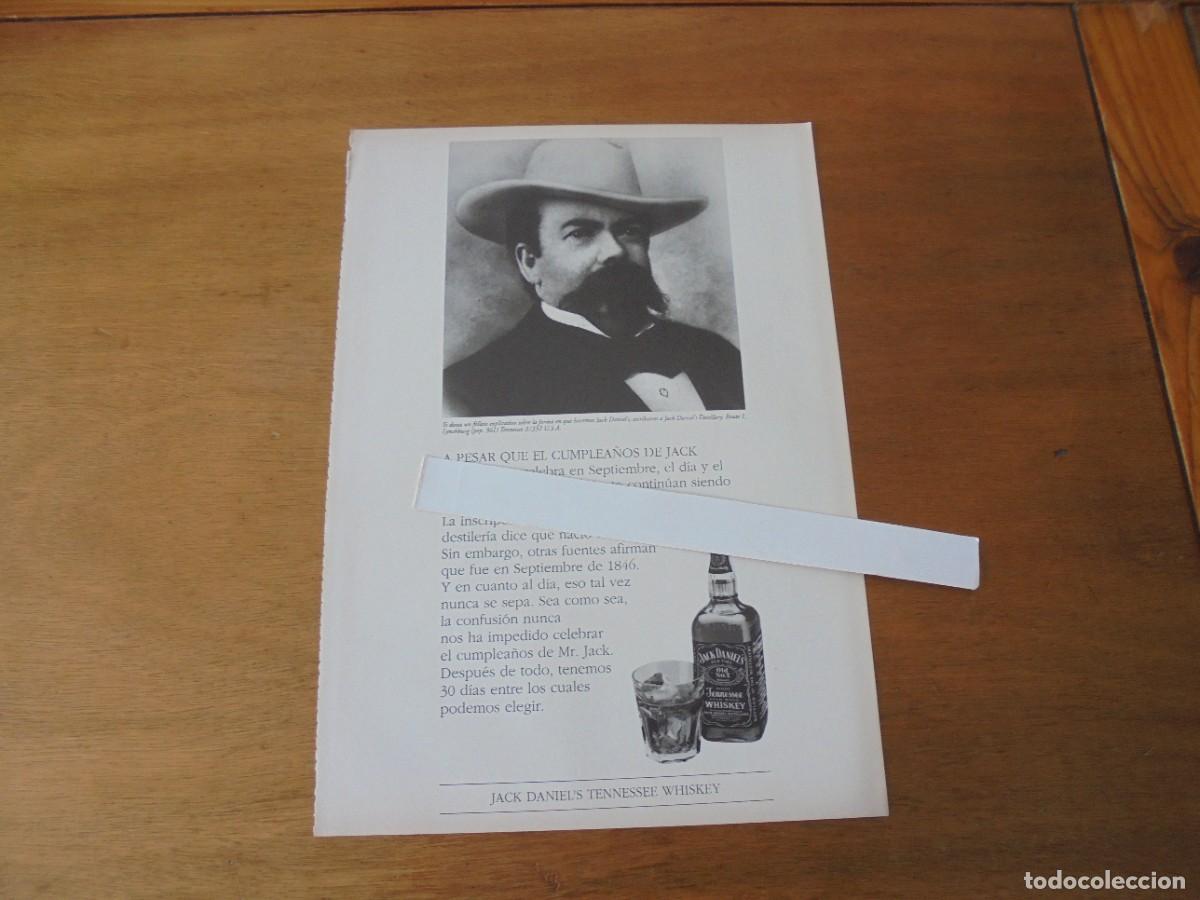 Cat&aacute;logos publicitarios: PUBLICIDAD 1995: JACK DANIELS - Foto 1