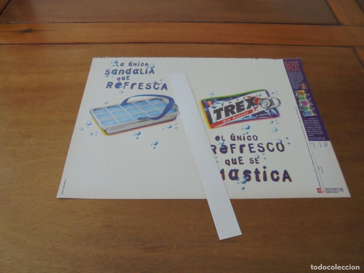 Cat&aacute;logos publicitarios: PUBLICIDAD 1996: CHICLE TREX - Foto 1
